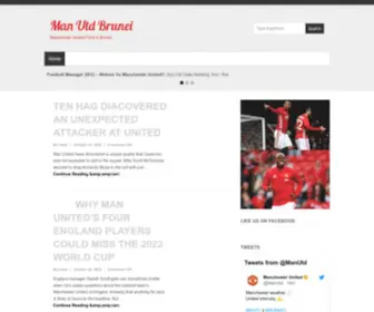 Manutdbrunei.com(Man Utd Brunei) Screenshot