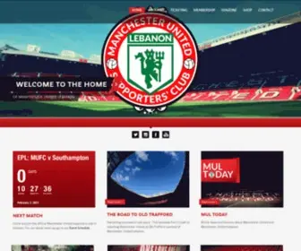 Manutdlebanon.com(MAN UNITED LEBANON) Screenshot