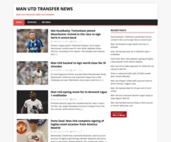 Manutdtransfernews.com(Man utd transfer news) Screenshot