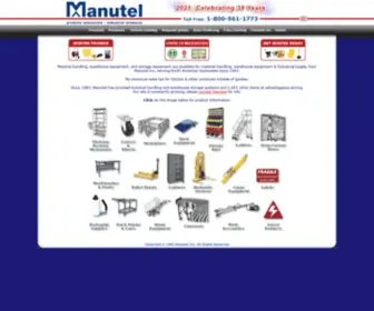 Manutel.com(Industrial supply) Screenshot