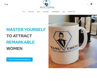 Manutibere.com(Master yourself to attract remarkable women) Screenshot