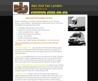 Manvanuk.co.uk(Man and van) Screenshot