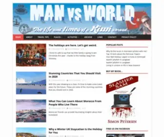 Manversusworld.com(Man vs World) Screenshot