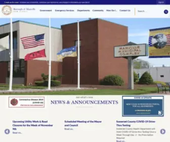 Manvillenj.org(Manville Borough) Screenshot