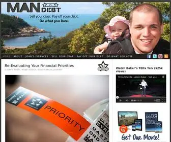 Manvsdebt.com(Man vs Debt) Screenshot