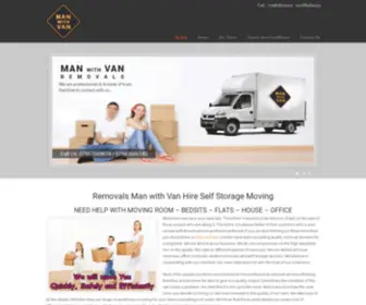 Manwithvanhireremovals.co.uk(Man with a Van London Removals) Screenshot