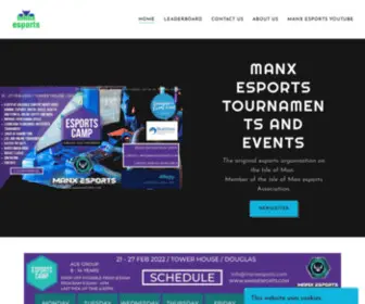 Manxesports.com(Manx esports) Screenshot