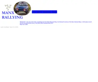Manxrallying.co.uk(Manxrallying) Screenshot