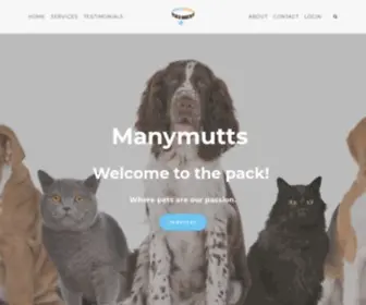 Manymutts.com(Manymutts) Screenshot