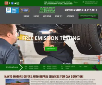 Manyo-Motors.com(Auto Repair) Screenshot