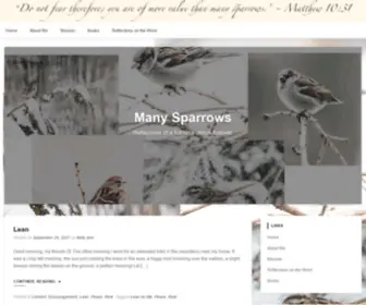 Manysparrows.blog(Reflections of a full) Screenshot