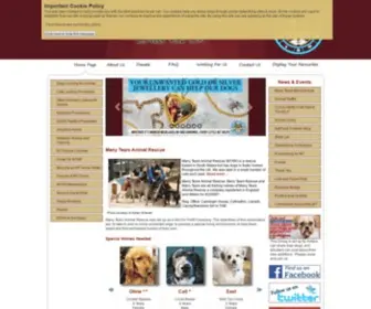Manytearsrescue.org(Many Tears Animal Rescue) Screenshot