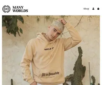 ManyWorldsclothing.com(Many Worlds) Screenshot