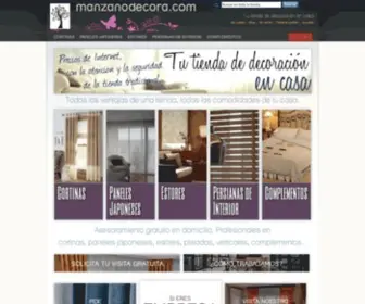 Manzanodecora.com(Cortinas) Screenshot