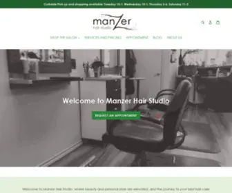 Manzerhair.com(Toronto Hair Salon I Manzer Hair Studio) Screenshot