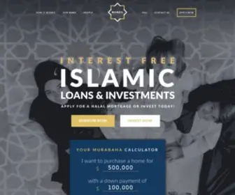 Manzil.ca(Ethical Islamic Finance & Investment Products) Screenshot