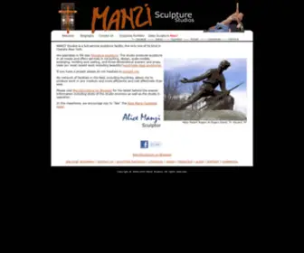 Manzisculpture.com(MANZI Studios) Screenshot