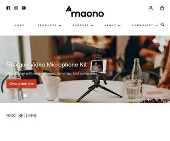 Maonoglobal.com(Professional Audio Microphone) Screenshot