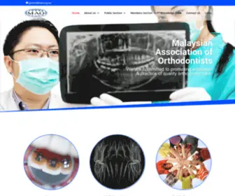 Mao.org.my(Malaysian Association of Orthodontists) Screenshot