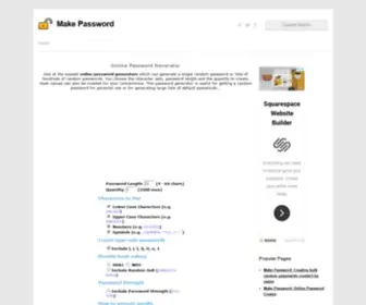 Maord.com(Make Password) Screenshot