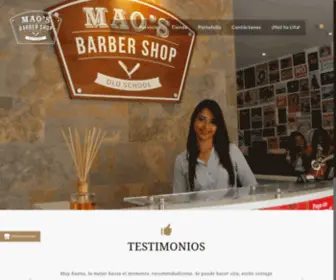 Maosbarbershop.com.ni(Mao's Barber Shop) Screenshot