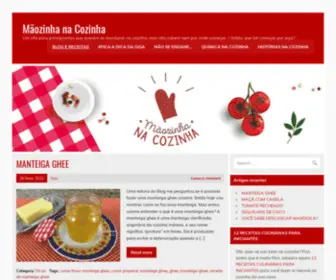 Maozinhanacozinha.com.br(Mãozinha na Cozinha) Screenshot