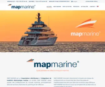Map-Marine.com(Bienvenue) Screenshot
