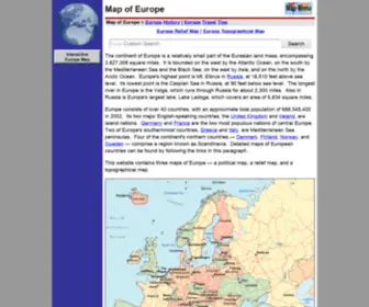 Map-OF-Europe.us(Map of Europe) Screenshot