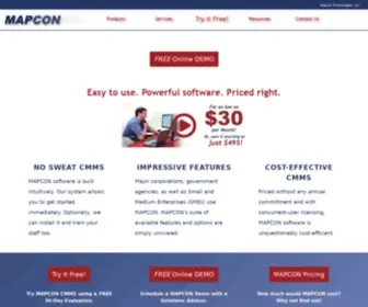 Mapcon.com(Mapcon Technologies) Screenshot