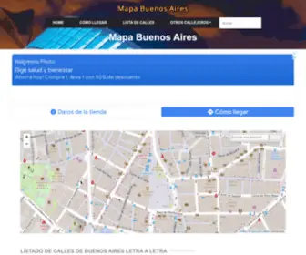 Mapa-Buenosaires.com(Mapa Buenos Aires) Screenshot