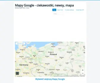 Mapa-Google.pl(Wszystko o Mapach Google) Screenshot