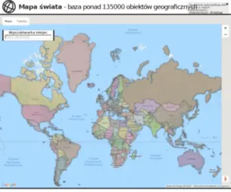 Mapa-Swiata.pl(Geograficzna mapa) Screenshot
