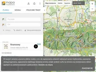Mapa-Turystyczna.pl(Mapa szlaków turystycznych w górach) Screenshot