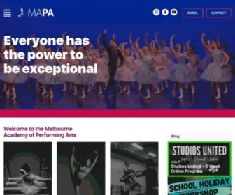 Mapa.com.au(Performing Arts Academy) Screenshot