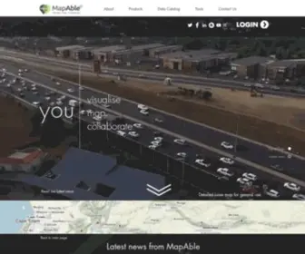 Mapable.co.za(MapAble (Pty) Ltd) Screenshot