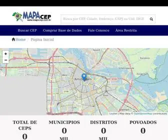 Mapacep.com.br(MapaCEP Pesquisar por CEP) Screenshot