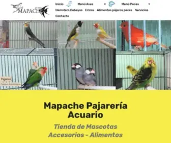 Mapachepajareriayacuario.com(Tienda De Mascotas) Screenshot
