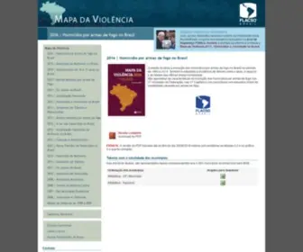 Mapadaviolencia.org.br(Home Wellness) Screenshot