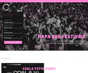 Mapadosfestivais.com.br(Mapa Dos Festivais) Screenshot