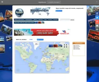 Mapamundial.co(Mapa mundial) Screenshot