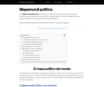 Mapamundipolitico.com(▷) Screenshot