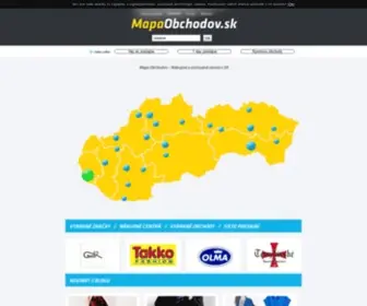 Mapaobchodov.sk(Nákupné) Screenshot