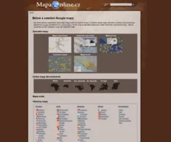 Mapaonline.cz(Běžné) Screenshot