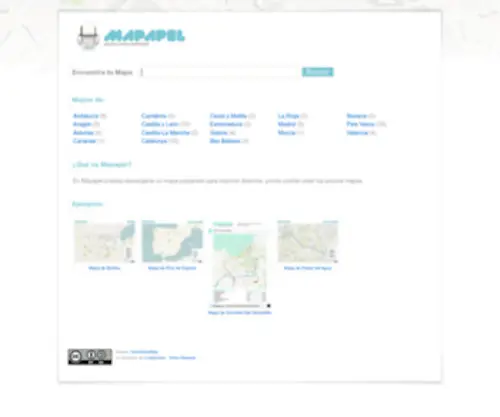 Mapapel.com(Mapas en PDF para imprimir) Screenshot