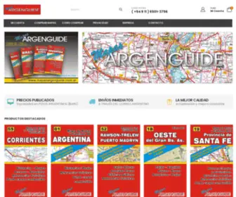 Mapasargenguide.com.ar(Bienvenido a) Screenshot