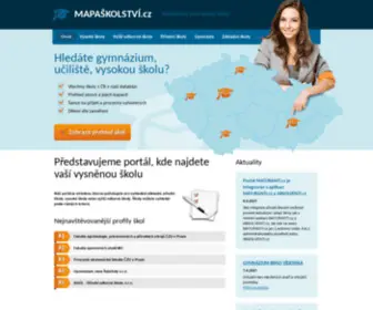 Mapaskolstvi.cz(MAPAŠKOLSTVÍ.cz) Screenshot