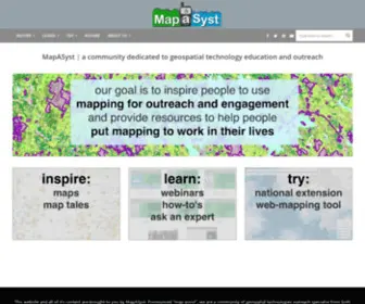 Mapasyst.org(Home) Screenshot