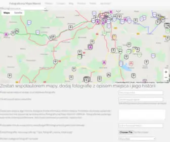 Mapawarmii.pl(Fotograficzna Mapa Warmii) Screenshot