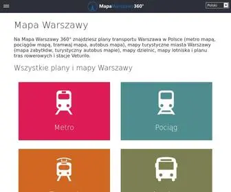 Mapawarszawy360.pl(Mapa transportu i mapa turystyczna Warszawa (Polska)) Screenshot