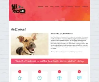 Mapawsmepetrescue.com(Pet Rescue) Screenshot